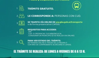 C�MO GESTIONAR EL PASE LIBRE MULTIMODAL